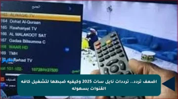 أضعف تردد.. ترددات نايل سات 2025 وكيفية ضبطها لتشغيل كافة القنوات بسهولة